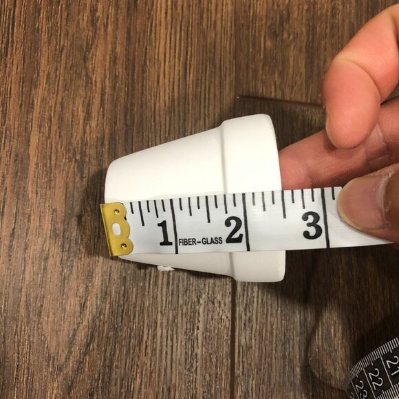 8 PCS Small Mini White Clay Pots with Drainage Hole 2.5 in Terra Cotta Pot - Picture 8 of 11